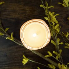 Load image into Gallery viewer, 13 oz Mason Jar Candle: Peaches &amp; Poppies &amp; Wild Lilacs
